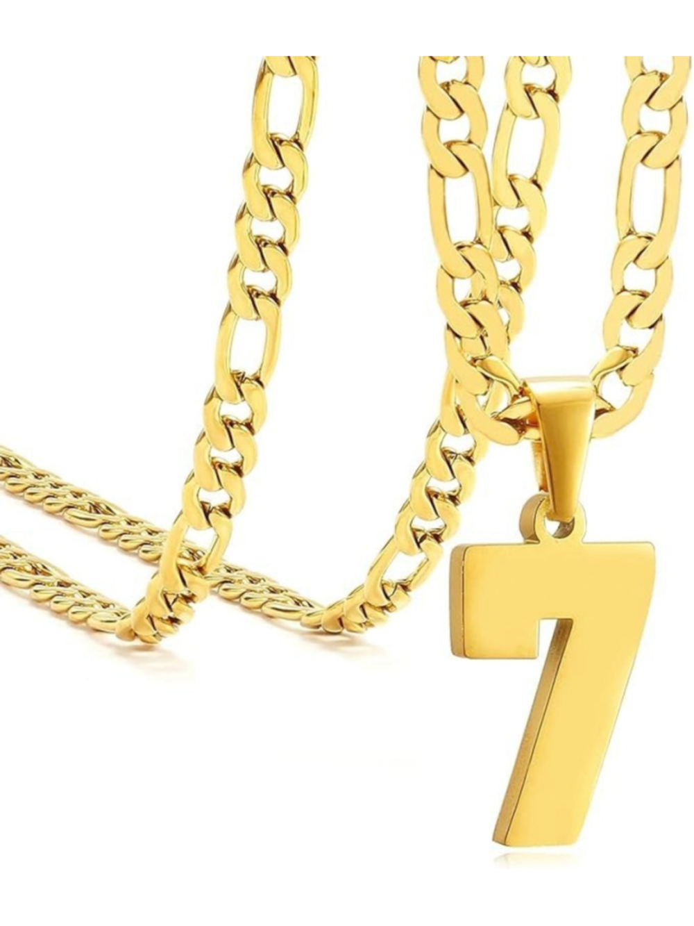 MIMITLTY Personalized Jersey Number Necklaces for Athletes Stainless Steel